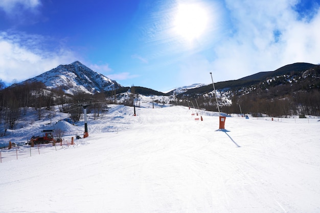 Cerler in de Pyreneeën van Huesca, Spanje