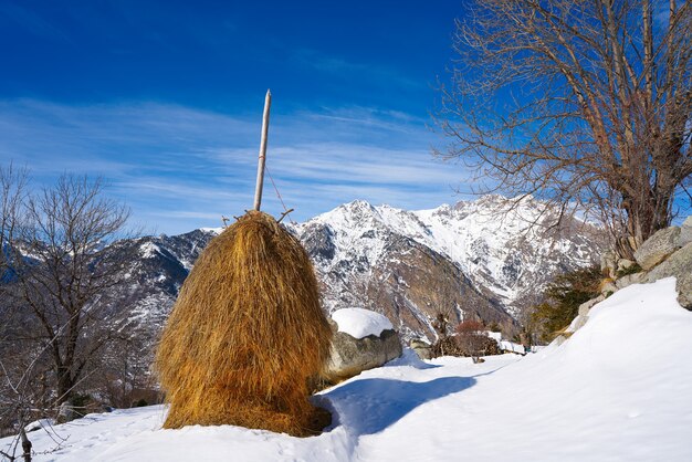 Cerler in de Pyreneeën van Huesca, Spanje