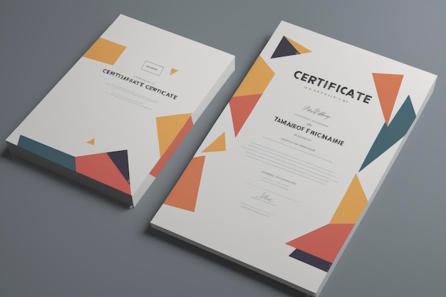 certificaat tamplate