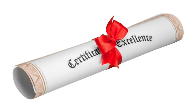 Photo certificate of excellence