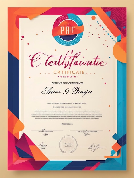 certificate tamplate
