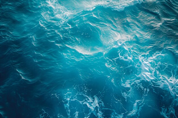 Cerulean Waves Abstract Background