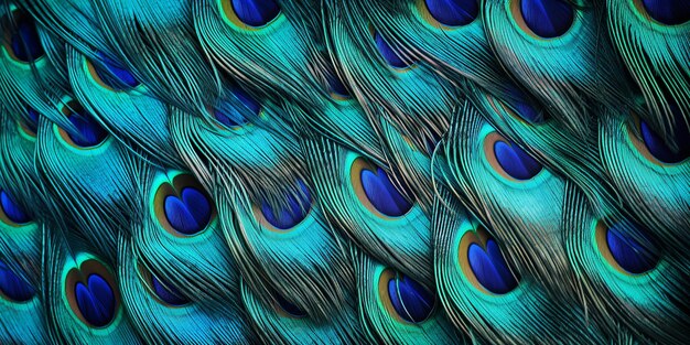 Фото Цезийный пухлый крупный план перьев павлов животные птицы фон