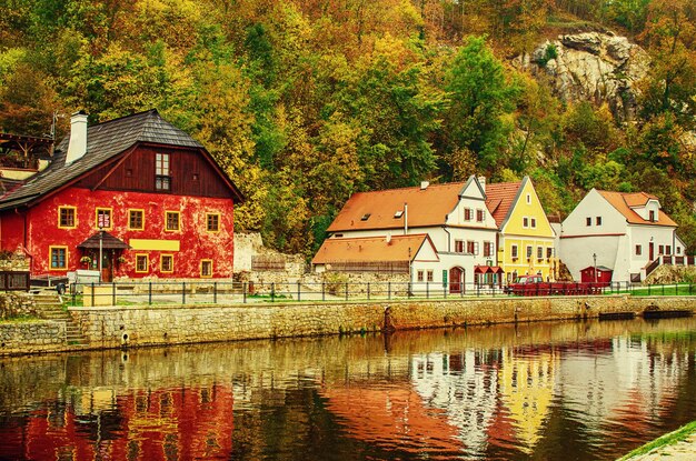 Cesky Krumlov town