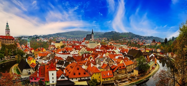 Cesky Krumlov town