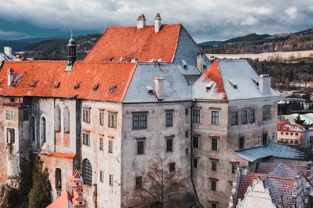 Cesky Krumlov winter day