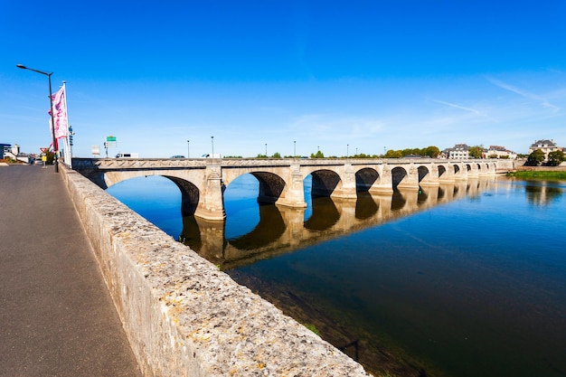 Cessart bridge in Saumur city