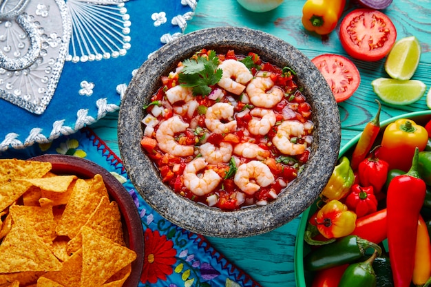 Ceviche de Camaron креветки молочные из Мексики