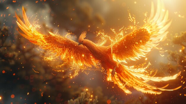 CG Concept Art of Phoenix the mysterious creature from the Middle Ages and Medieval Realistic Illustration Video Game Digital Art Character Design