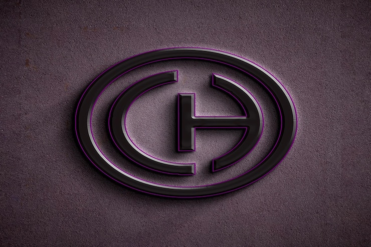 Фотография дизайн логотипа ch monogram