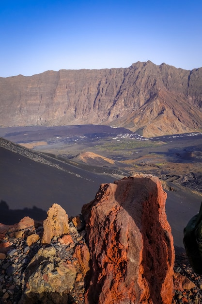 Cha das caldeiras vista dal pico do fogo a capo verde