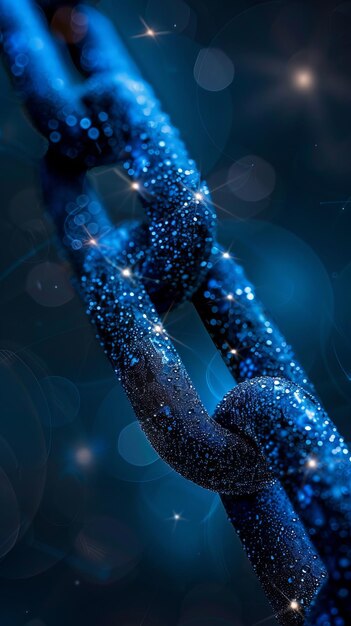 青い光の連鎖 宇宙をつなぐ 未来の連鎖