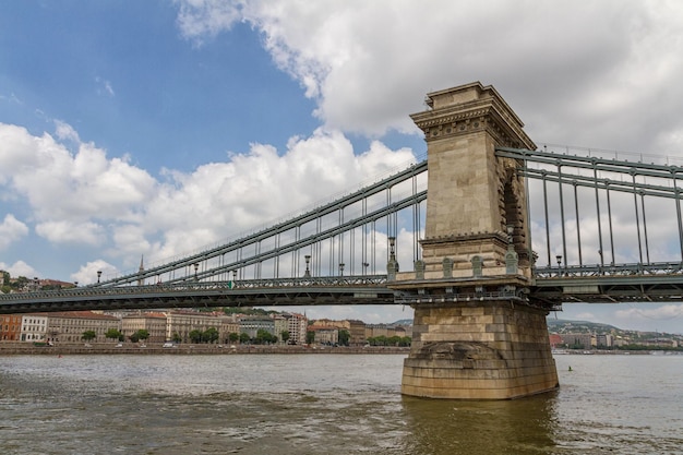 Chain Bridge of Budapest Hungary