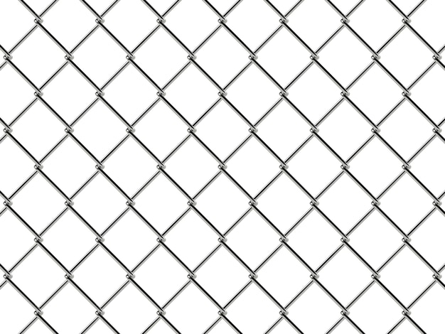 Photo chain link fence pattern industrial style wallpaper