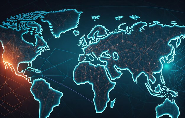 チャイナの地図 背景