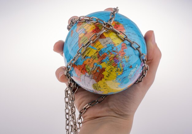 Chained globe