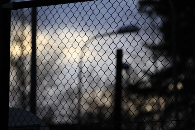 Photo chainlink fence