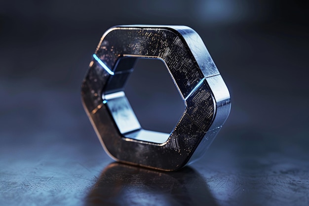 Chainlink-logo met een focus op het verbinden van slimme co