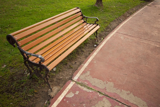 Chair in the garden.