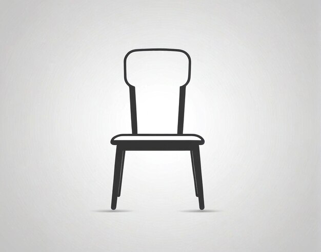 Photo a chair icon