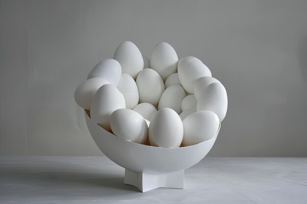 стул из яиц сюрреализм творческий дизайн мебели