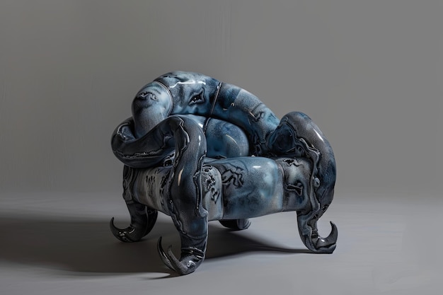 Photo chair made of mexican narco surrealism creative furniture design