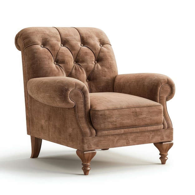 a chair with a curved back and a curved arm rests