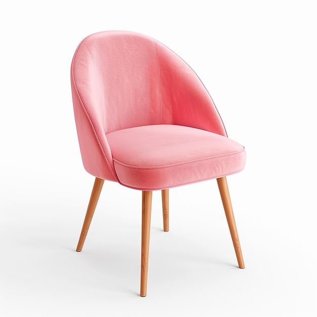 a chair with a pink cushion that says quot pink quot