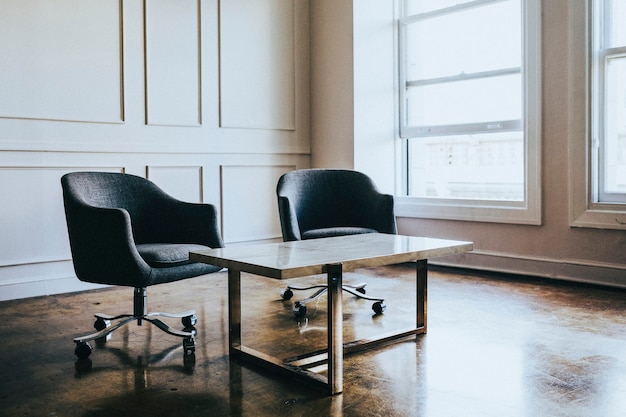 Chairs in a living room