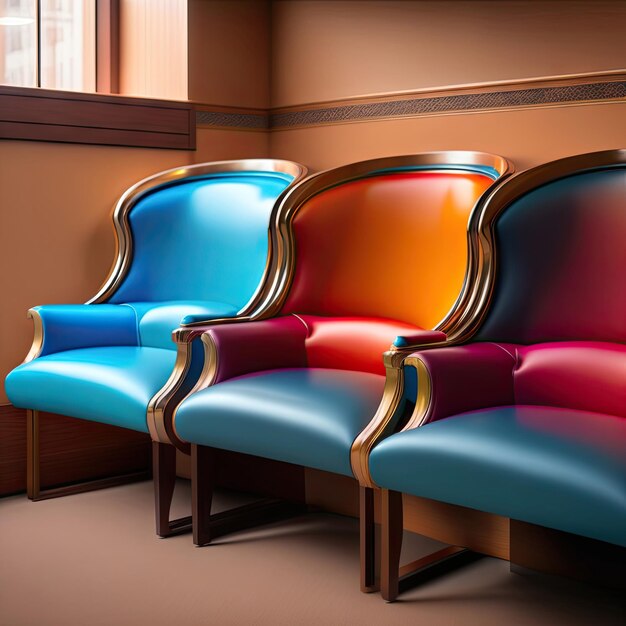 Chairs in the waiting room