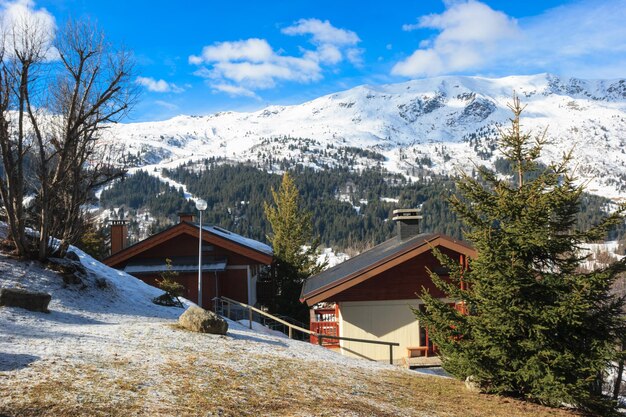 Chalet at frehch ski resort