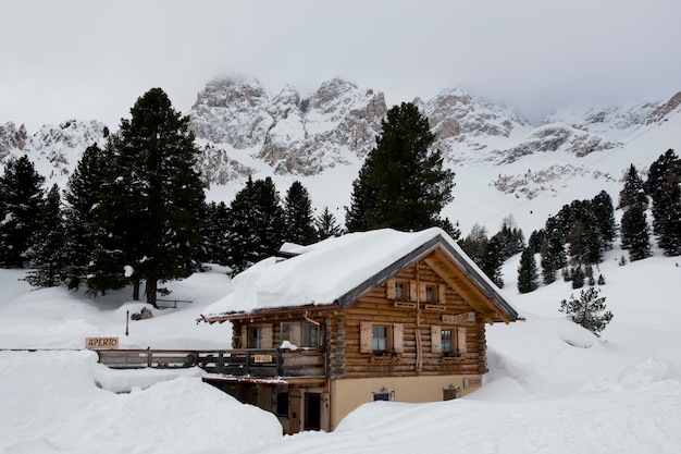 Foto chalet in val di fassa