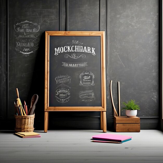 Photo chalk board mockups