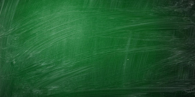 Chalk rubbed out on green chalkboard background