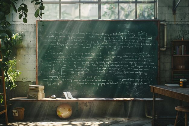 A chalkboard filled with studentcreated poetry oct