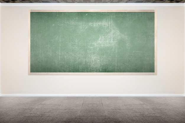 Chalkboard inside the classroom