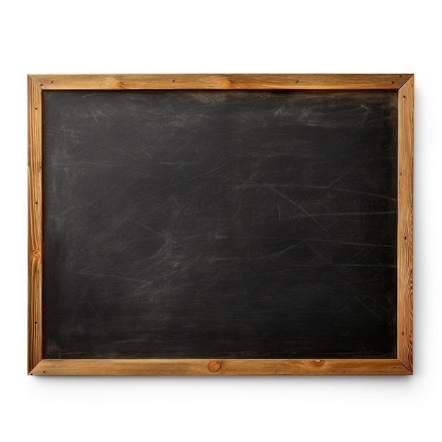 Chalkboard Wall Decal isolated on transparent background Generative AI