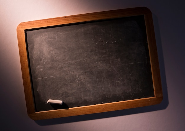 Chalkboard with chalk