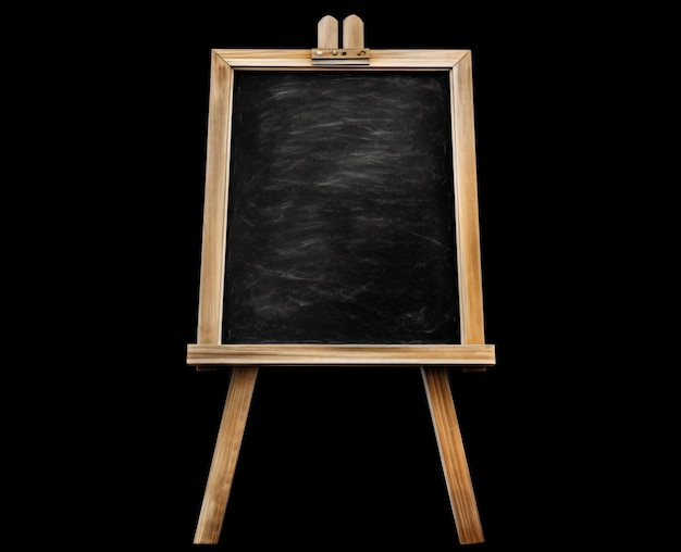 Chalkboard wood with space for text blank display board