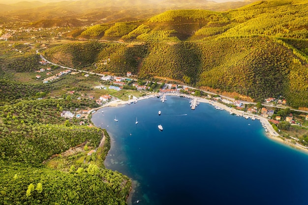 Chalkidiki van boven Griekenland