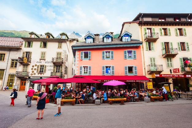 Chamonix Mont Blanc stad Frankrijk