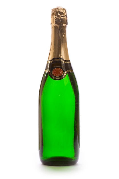 Photo champagne bottle