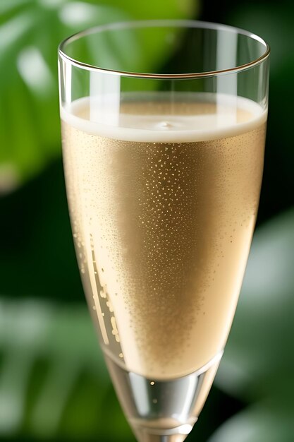 Photo champagne coctail glass