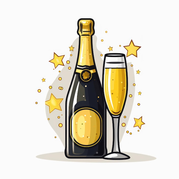 Photo champagne icon