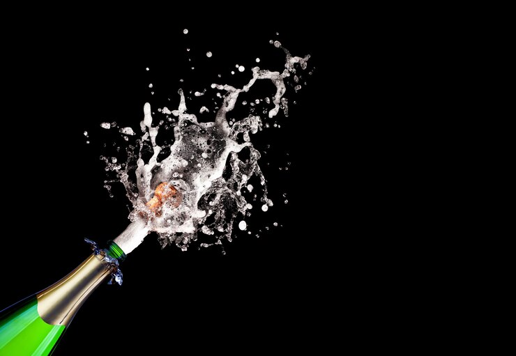 Champagne knallen