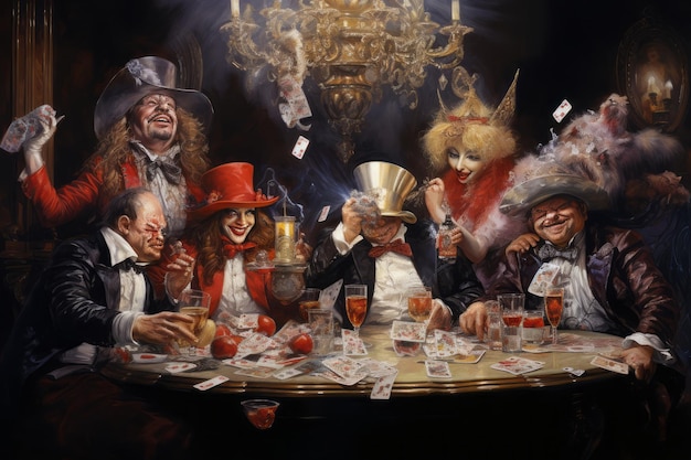 Champagne Toasts and High Stakes Unveiling the World of Gamblers AR 32