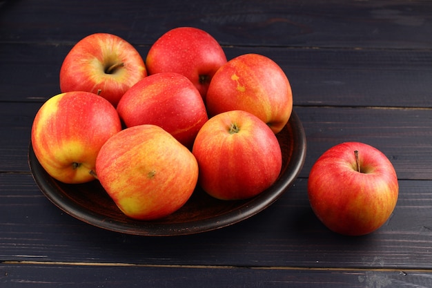 Champion apples in a dish