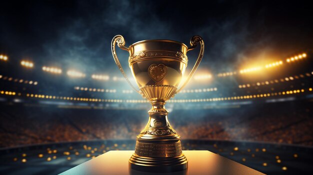 Champion's Gold Cup schittert in een majestueus voetbalstadion
