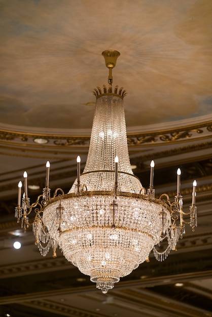 Photo chandeliers, beautiful light, luxury light