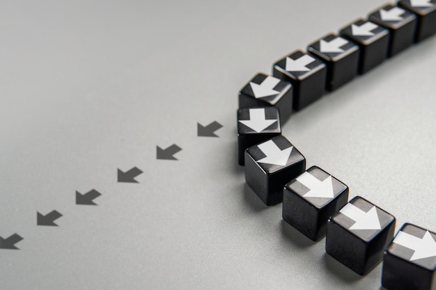 A change in course or a shift in strategy concept
